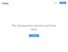 Tablet Screenshot of livepay.com